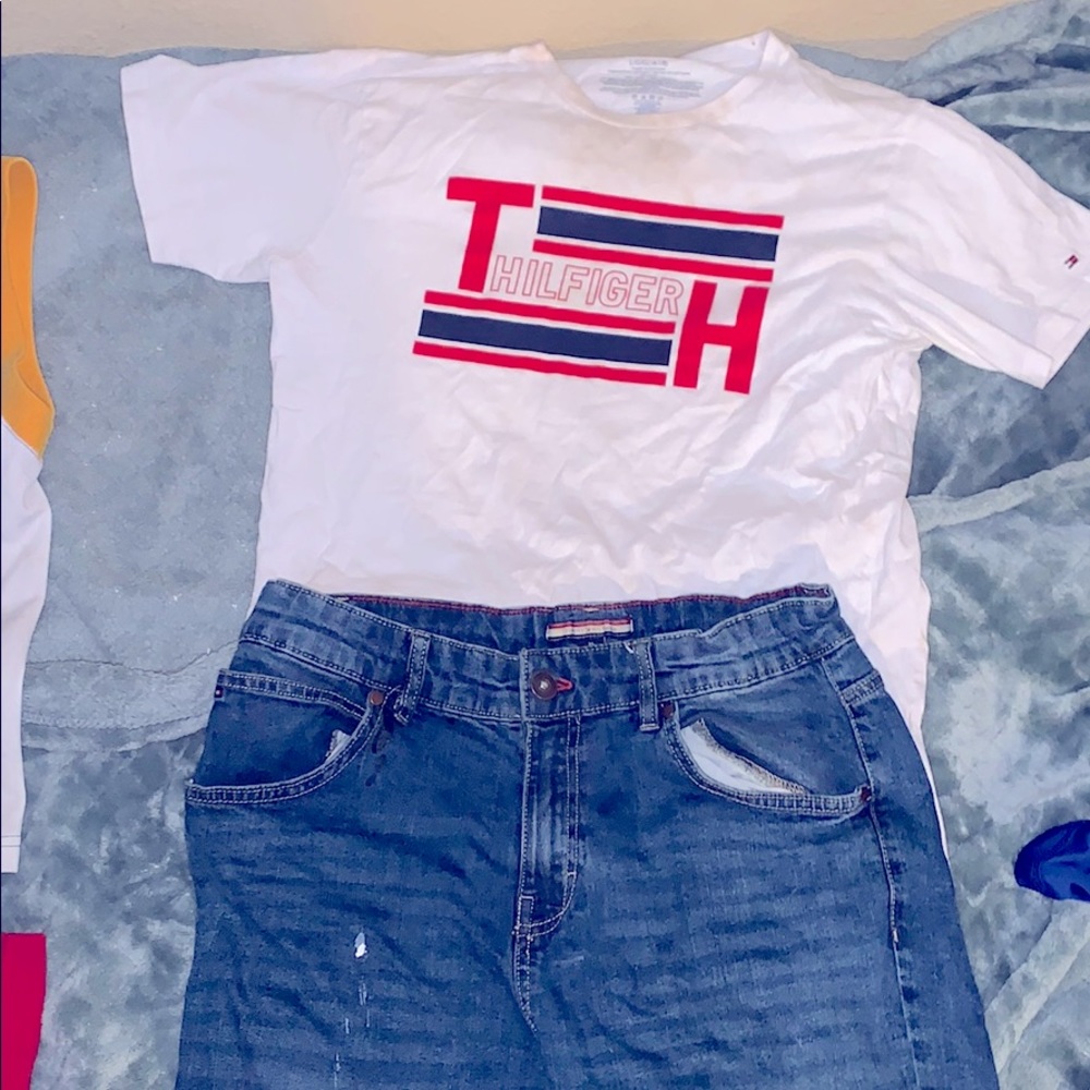 Tommy Hilfiger shirt And Jeans
